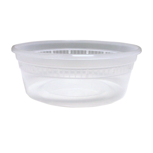 SC-8 Base 8OZ Plastic Soup Containers, 480/CS