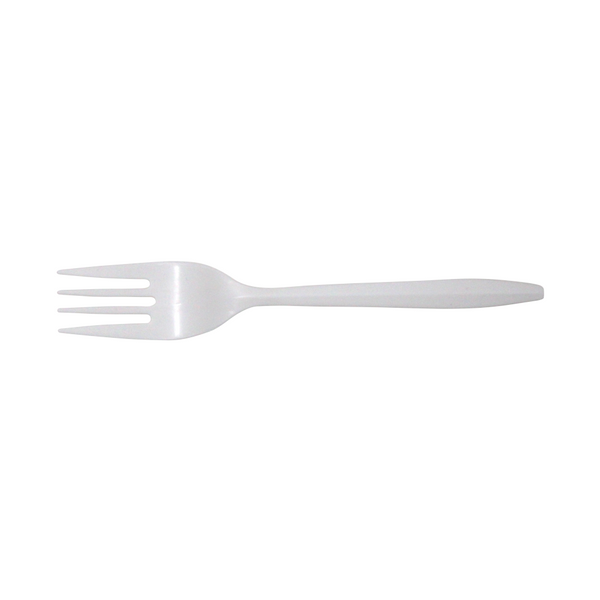 Fork Medium-Weight PP White FK10W/E175001, 1000/CS