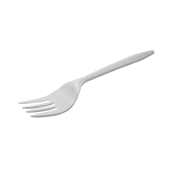 Fork Medium-Weight PP White FK10W/E175001, 1000/CS