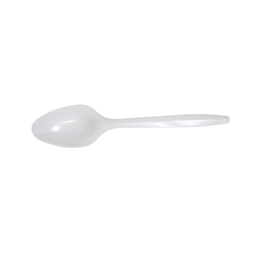 Teaspoon Medium-Weight PP White TP10W, 1000/CS | EC-Pak