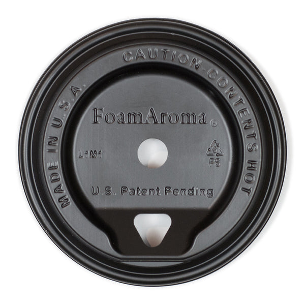 FoamAroma Black Lid L1M1-PB, 1000/CS