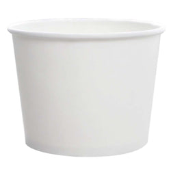 Karat 16OZ Paper Food Container (White) C-KDP16W, 20X50