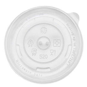 PP Flat Lid for 24OZ Paper Food Container PC142-PPFL, 600/CS