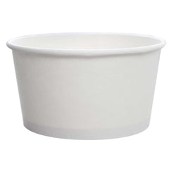 Karat 24OZ Paper Food Container (White) C-KDP24W, 12X50