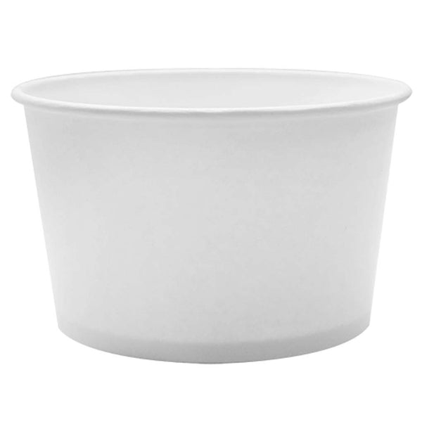 Karat 28OZ Paper Food Container (White) C-KDP28W, 12X50