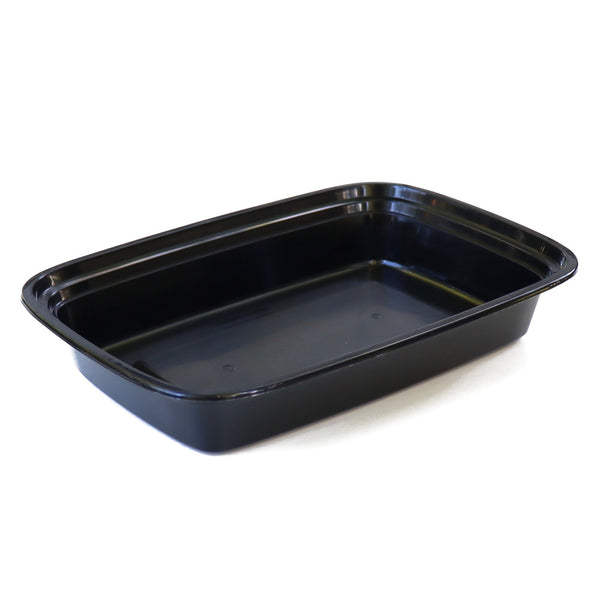 TD F-9628 28OZ Rect Plastic Container and Lid, 150 Sets