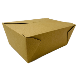 Paper Box #4 Kraft FP-FTG110K 7.8x5.5x3.5 (110 fl oz), 4X40