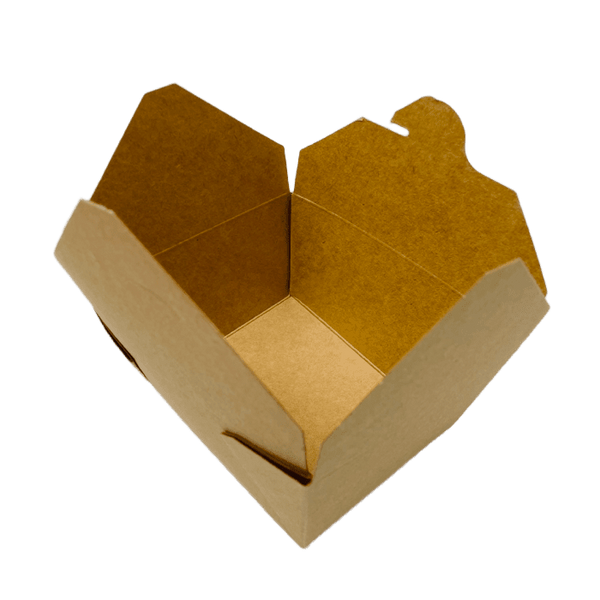 Paper Box Fold-To-Go #1 (30 OZ) Kraft PB-FTG30K, 450/CS