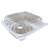 Dart C90PST1 8x8 1-Compartment Clear Hinged Container, 250/CS